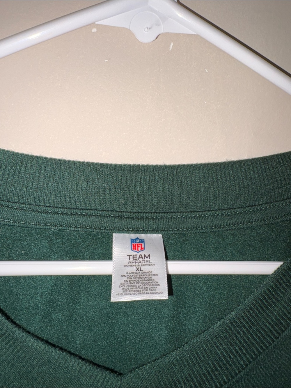 NFL Green Bay Packers green pullover top XL - Picture 2 of 3